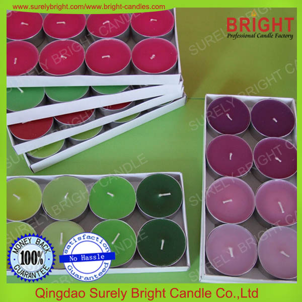 Scented Hand Pouring Tealight Candles Box Packing