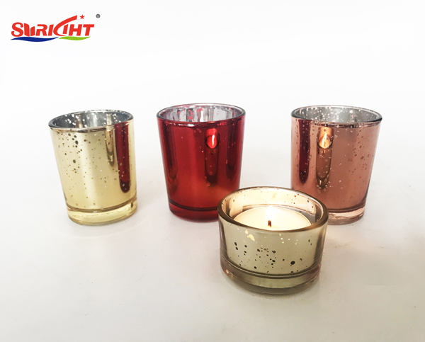 Printing Hot Gold Collection Customized High Quality Candle Holder