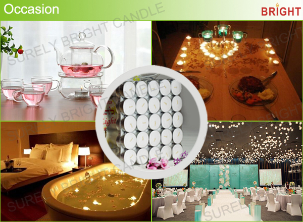 China White Tealight Candles 3 Hours Burning Promotion