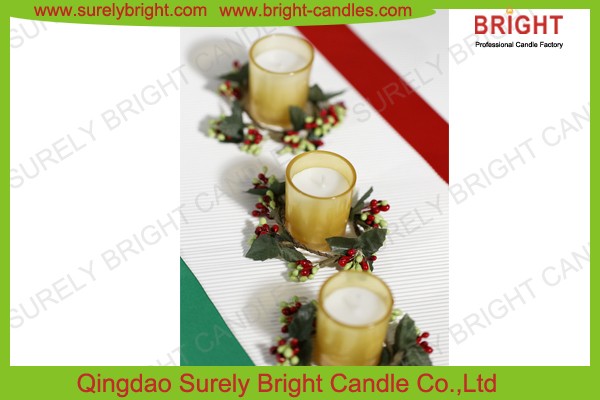 Christmas Gift Glass Candles