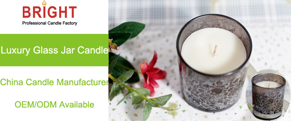 Gift Glass Candle with Natural Wax