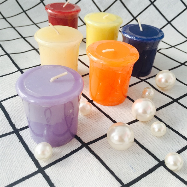 Multi Colored High Quality Retailer Of Decoration Paraffin Wax Votive Candles