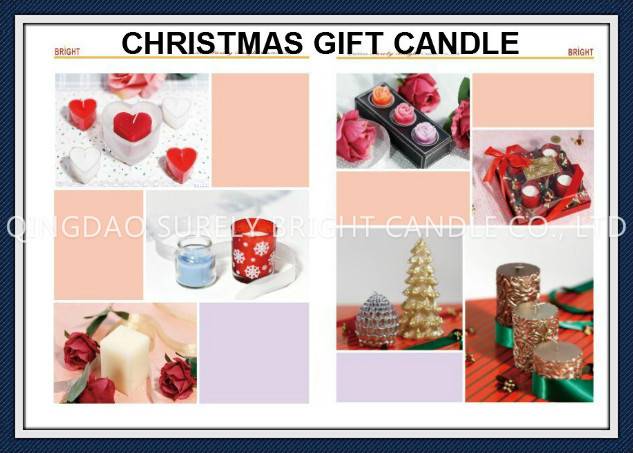 Christmas Gift Series Hot Selling Big Size Long Time Burning Tealight Candle