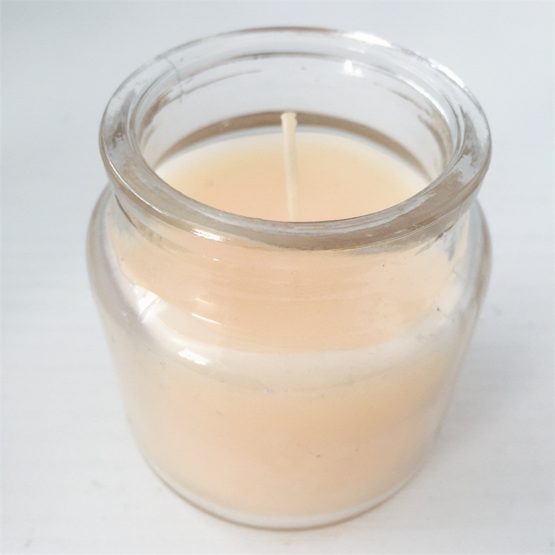 Natural Soy Wax Material Body Massage Use Scented Glass Jar Candle