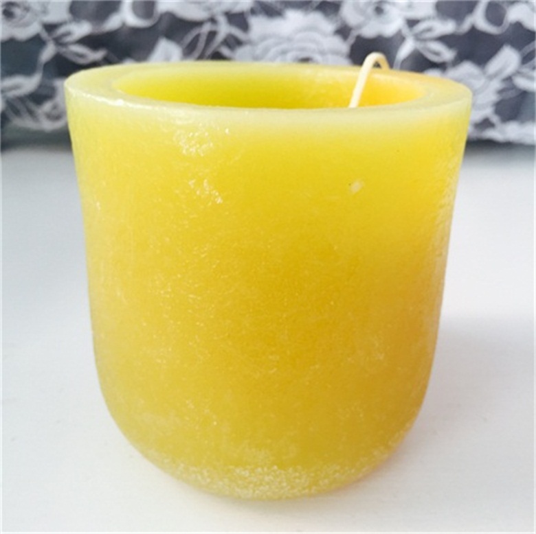 Long Burning Time Traveling Use Scented Concaved Top Craft Pillar Candle