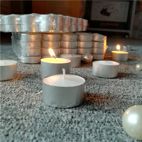 Wedding small unscented white good quality EU standard China tealight candle