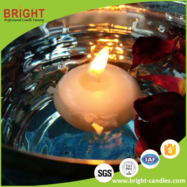 Custom decorative multi colored craft flower candles in glass jar
