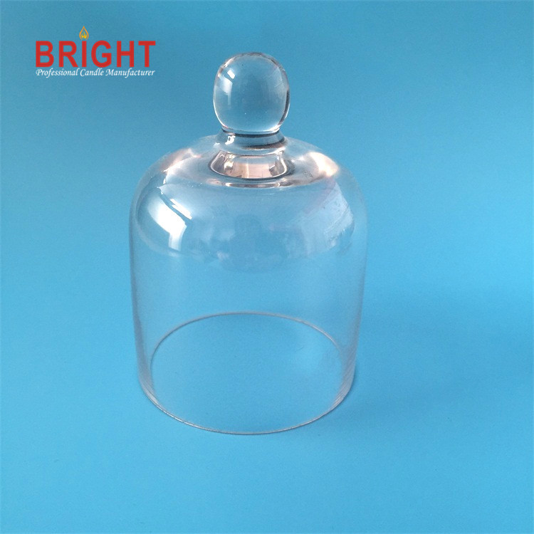 Dome handmade high quality unique craft glass holder jar candles