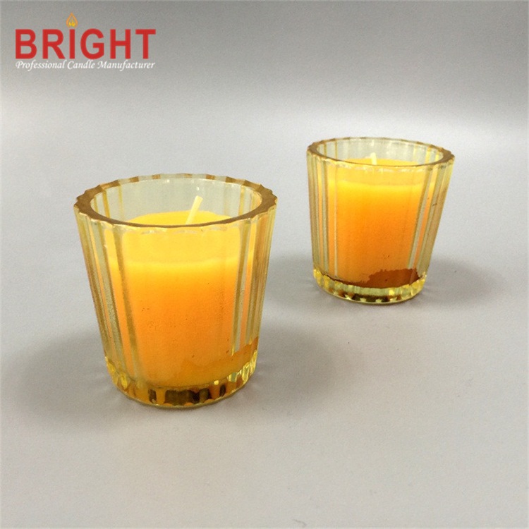 Scented 3% Glass Holder Votive Candle