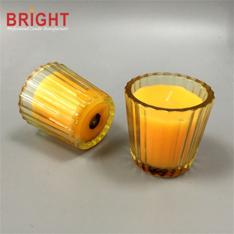 Scented 3% Glass Holder Votive Candle