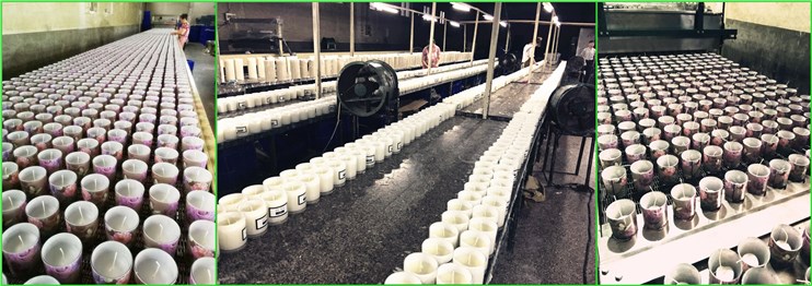 3 Wicks Black Unique Men's Jars Candle for Father's Day with Wooden Lids