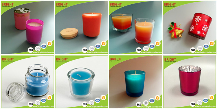 OEM Luxury Design Soy Wax Scented Candle in Glass Jar with Different Perfume Candle