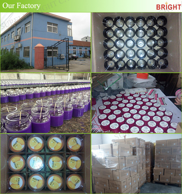 300g/200g/150g/100g PVC/Glass Window Lid Citronella Tin Candle