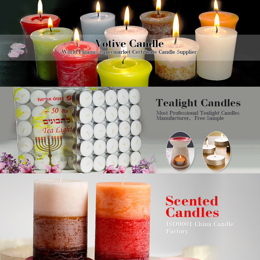 Square Gift Glass Jar Scented Candles