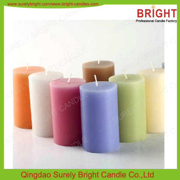 Home Decoration Scented Pillar Wax Candles