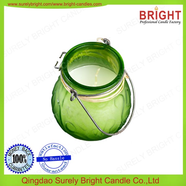 Outdoor Hanging Glass Jar Canlde