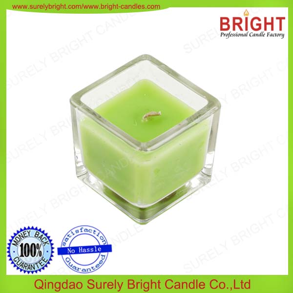 Square Gift Glass Jar Scented Candles