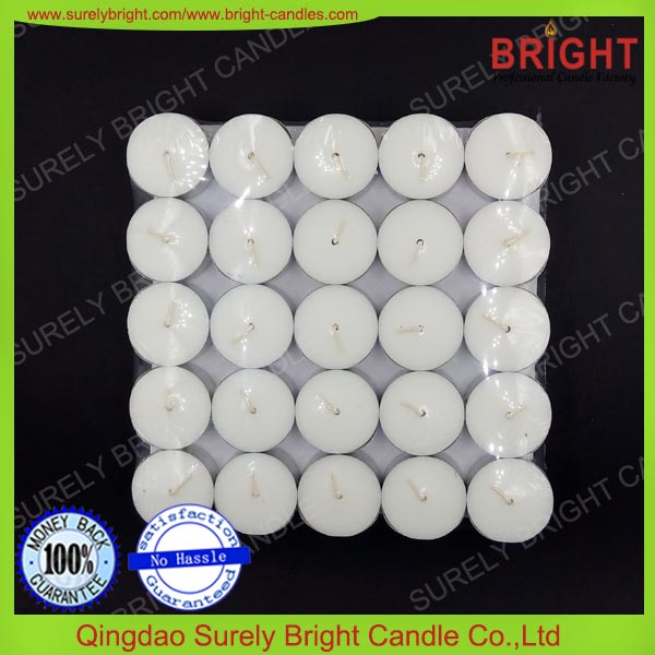 Long Burning Time Mini Tealight Candles in Aluminum Case