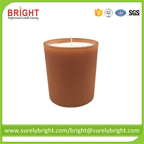 Luxury Customized Muslim Glass Scented Candles with Metal Lid