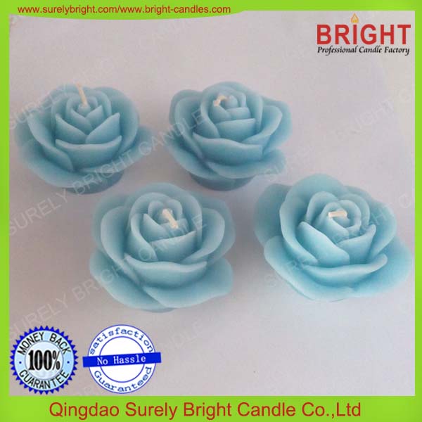 Flower Shape Floating Candles Decoration Used