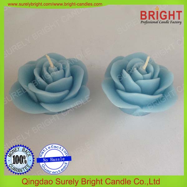 Flower Shape Floating Candles Decoration Used