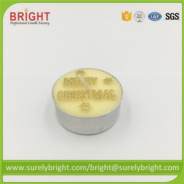 Christmas tealight candle gift packing for promotional use