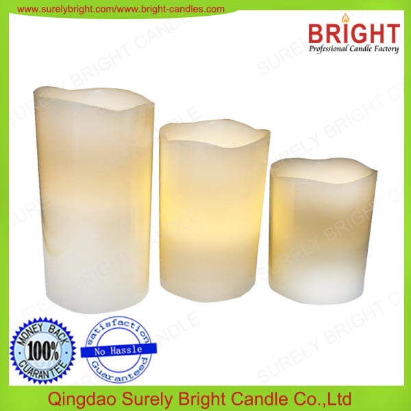 LED decorative pillar candles wholesale