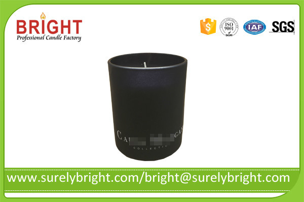 Wholesale Black Color Glass Jar Container Candles Wholesale