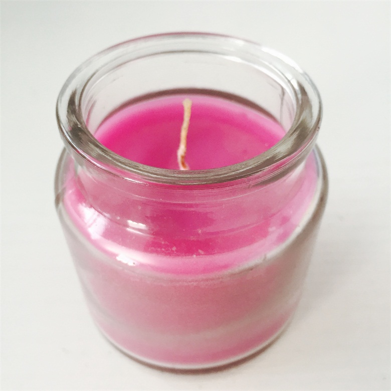 Natural Soy Wax Material Body Massage Use Scented Glass Jar Candle