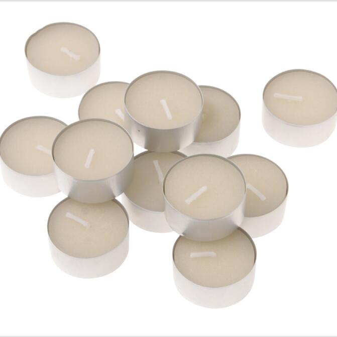 White Color Organic Soy Wax Massage Use Top Quality Tealight Candle