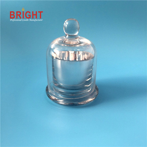 Dome handmade high quality unique craft glass holder jar candles