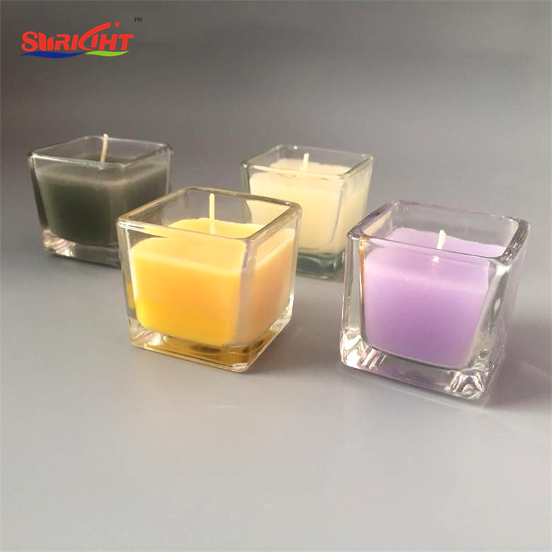 Classic Large Taper Soy Wax Classic Lights Scented Square Candles