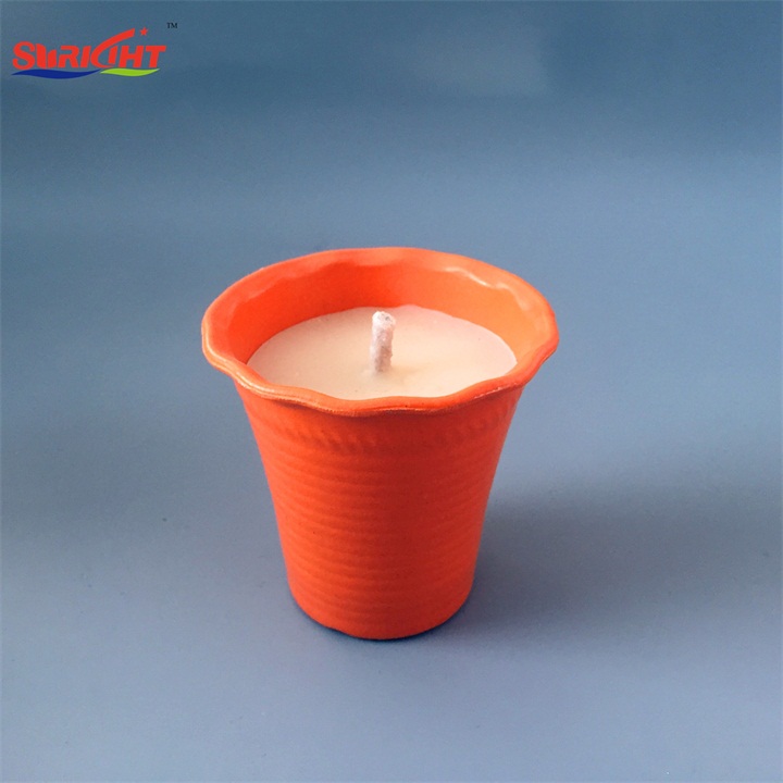 Natural Citronella Decorative Thick Wick Mosquito Repellent Candle