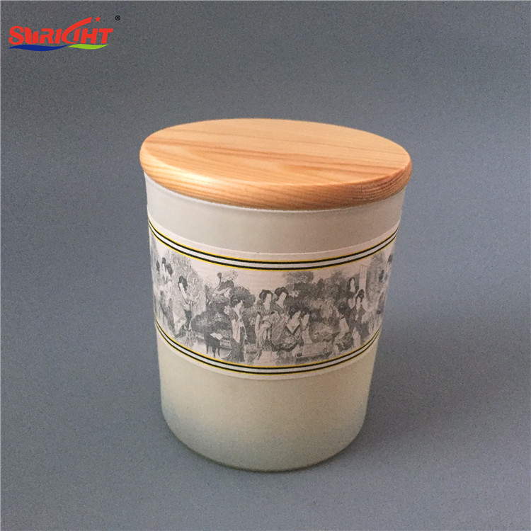 Vela aromática con tapa de madera para viaje 6oz