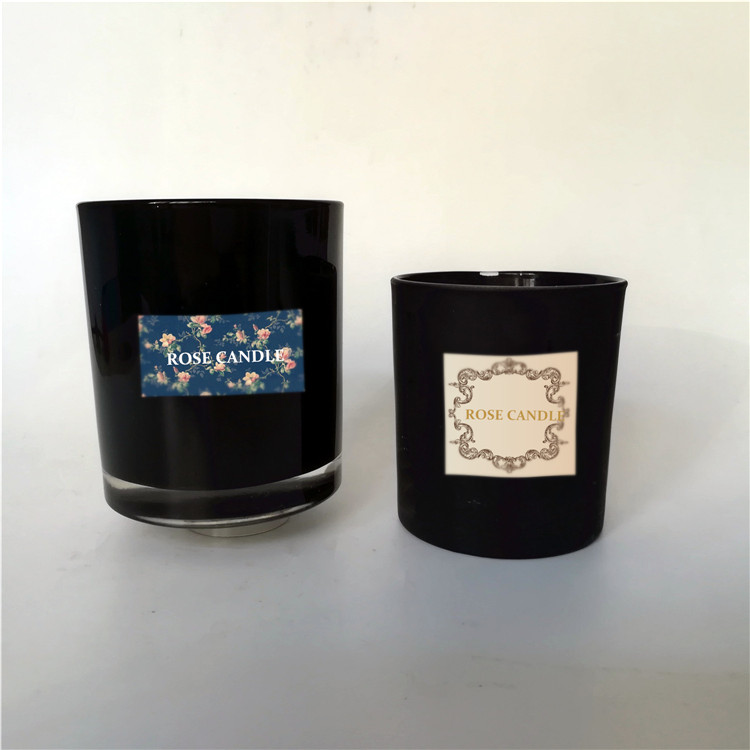 Custom Label Printing Glass Handmade Perfumed USA Esscial Oil Candle