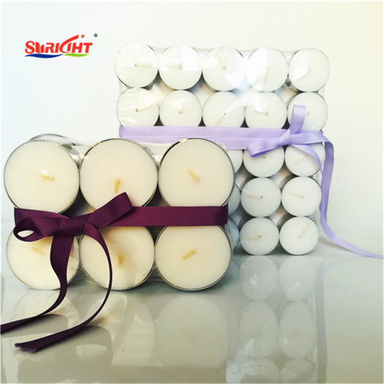 Personalized Scented Soy Wax Hand SPA Tealight Candle Vegetable Aroma