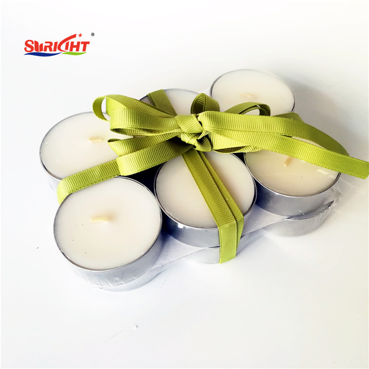 Pure Organic Wax Natural Unscented 45g Alum Cup Tealight Candle