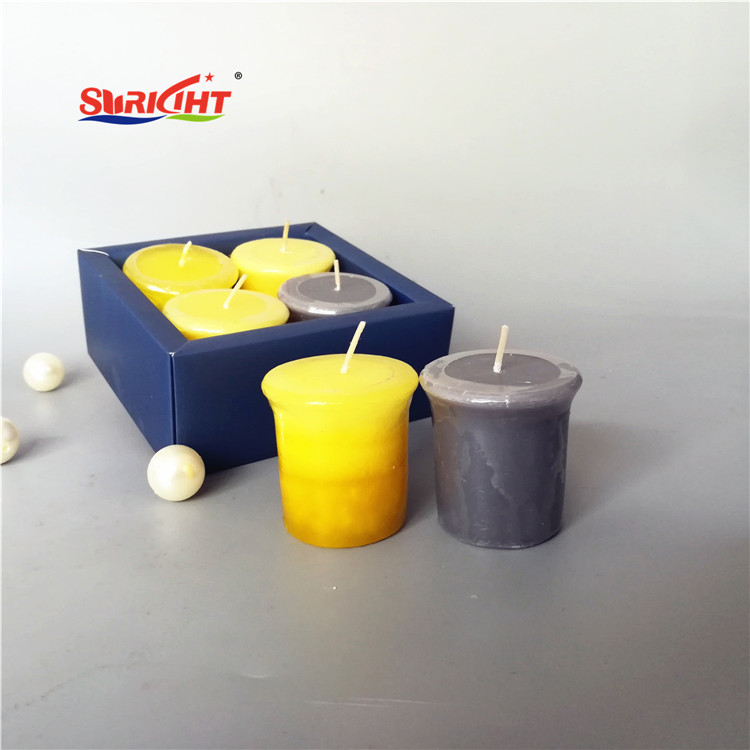 Wedding Gift 4 Pack 2 Color Scented Votive Candle Set