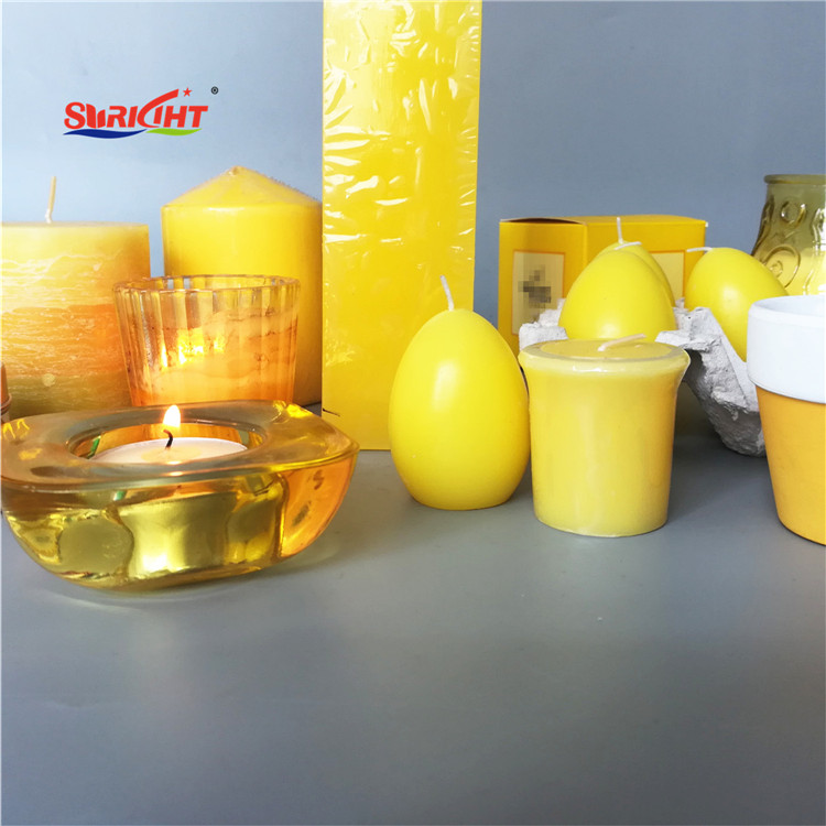 SPA for Foot Yellow Color Gift Lemon Lime Nature Essencial Candle Gift Set