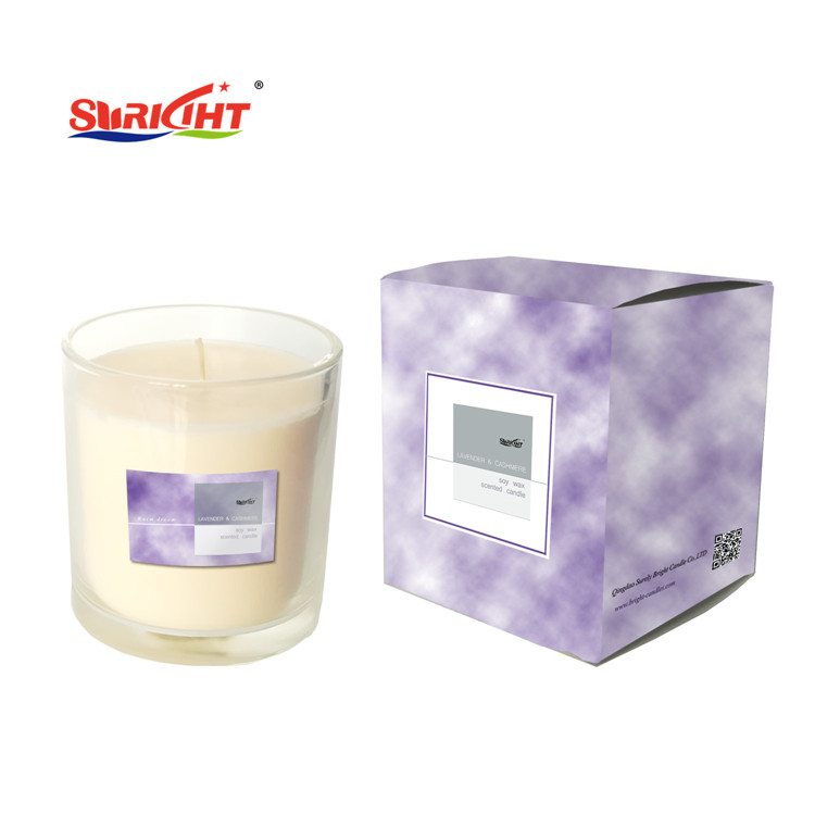 Lavender Cashmere Scented Ultra Violet Candles in Bulk