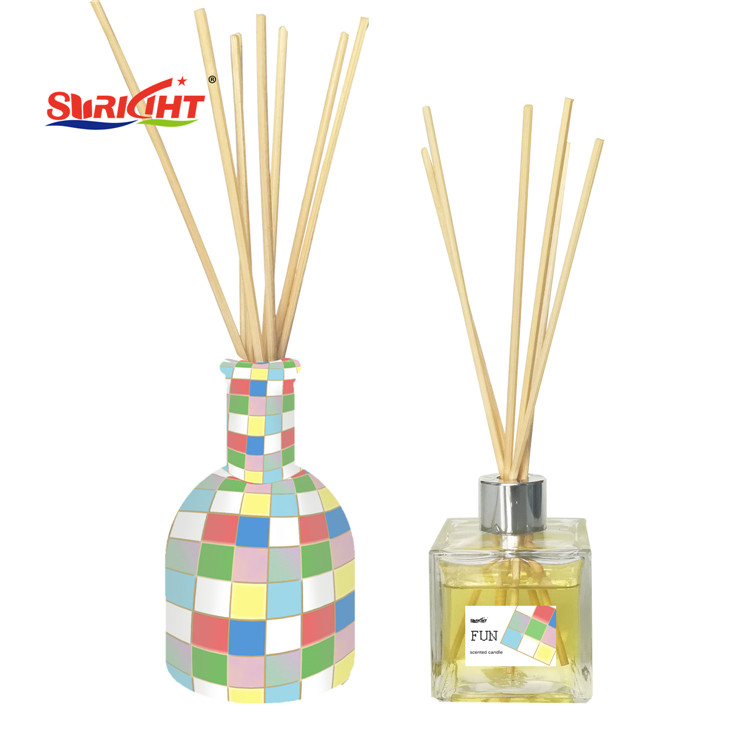 Natural Scented Glass Jar Luxury Mosaic Home Fragrance Diffuser