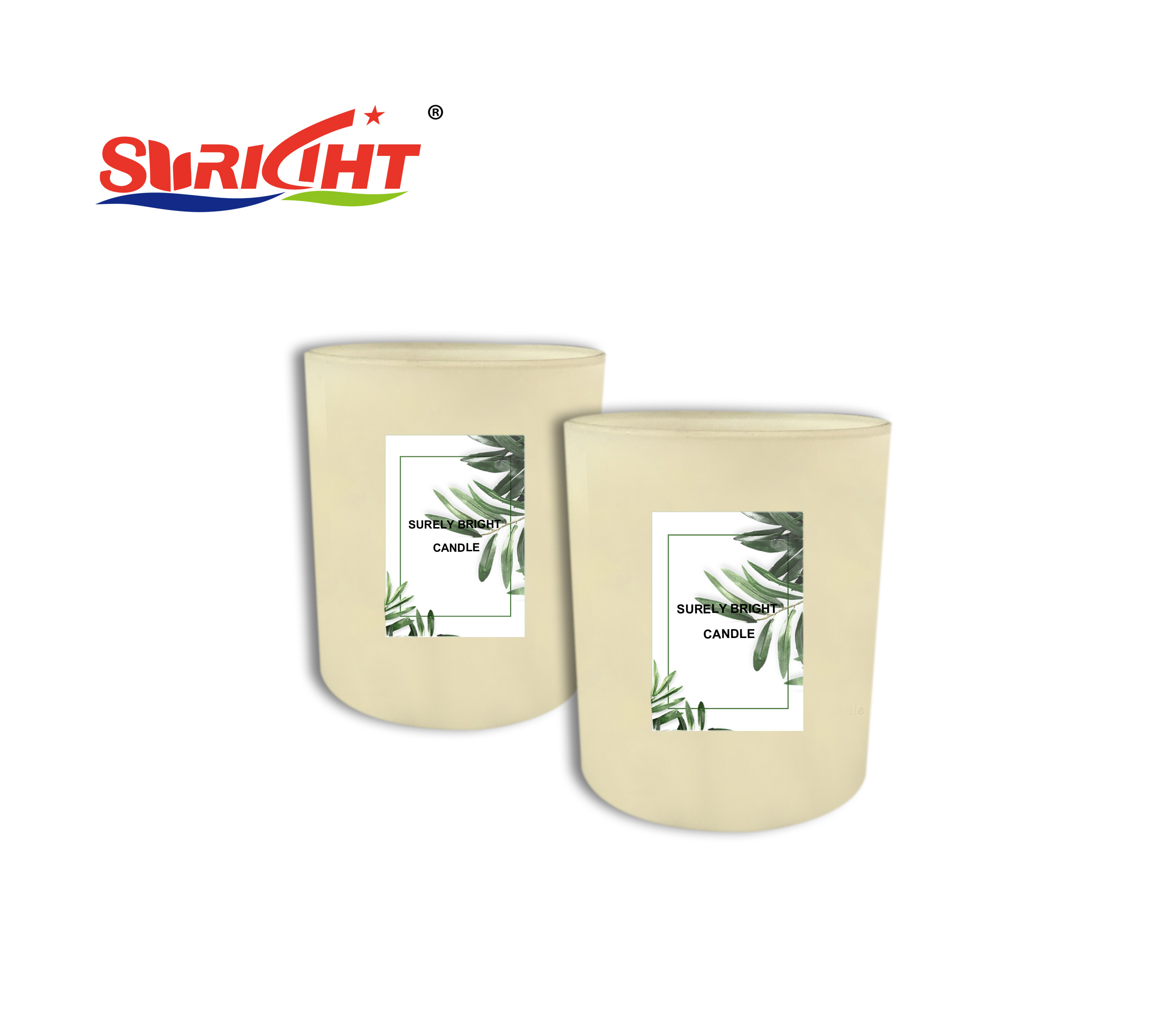 Newest Modern Designed Scented Candle Glass Jar Gift with Box