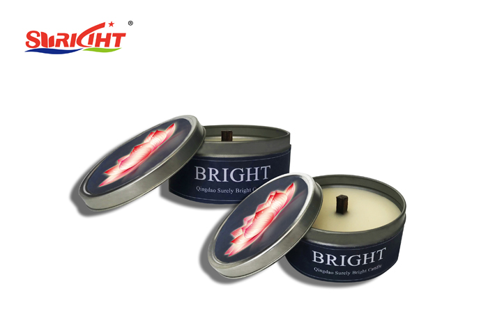 Zhongyuan Festival  Gift set customized logo paraffin tin box candles