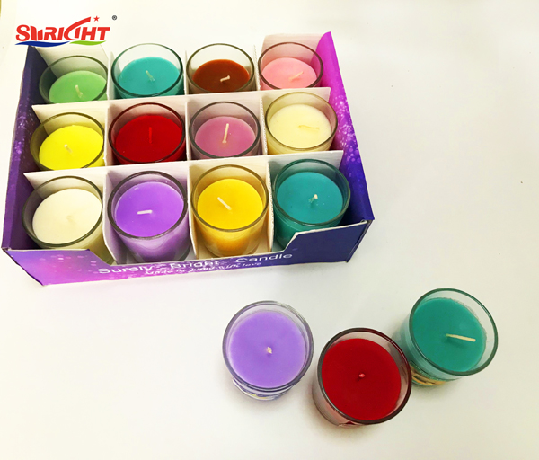 Fruit aroma series custom-made label box glass jar candle