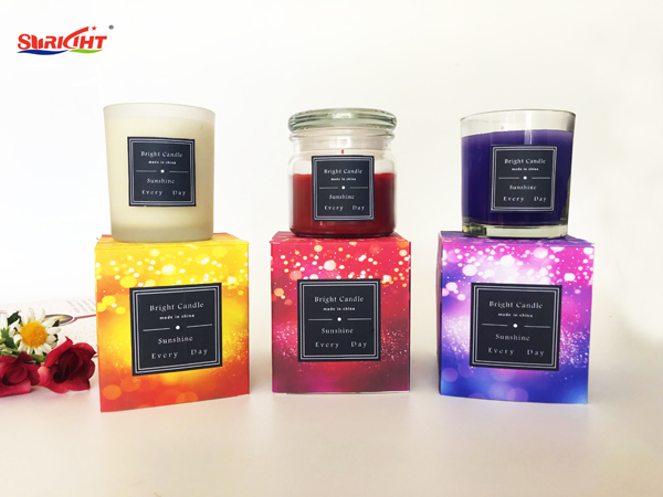 Fantasy star series glass jar candle packaging box