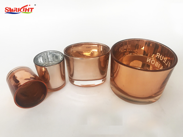 Printing Hot Gold Collection Customized High Quality Candle Holder