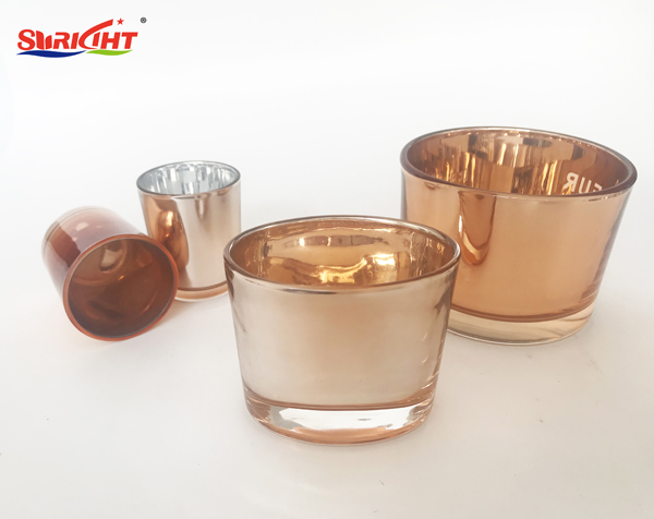 Printing Hot Gold Collection Customized High Quality Candle Holder