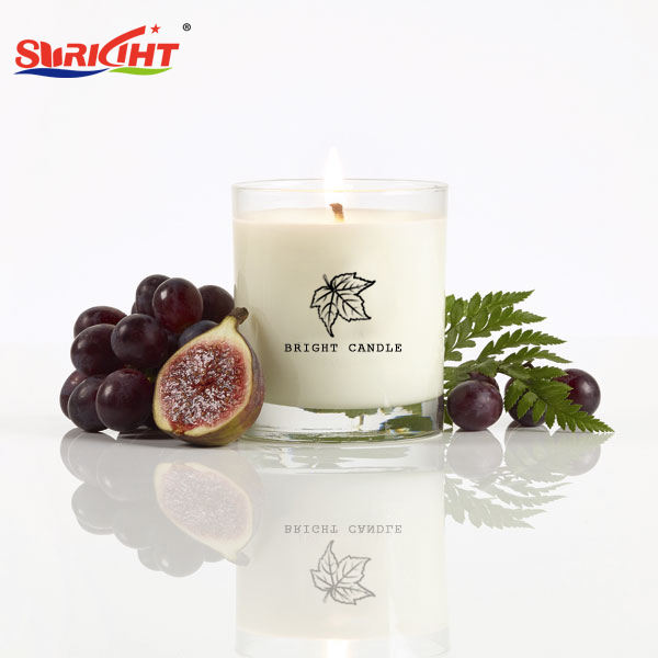 2019 Lime Flavoured Luxury Glass Soya Candle