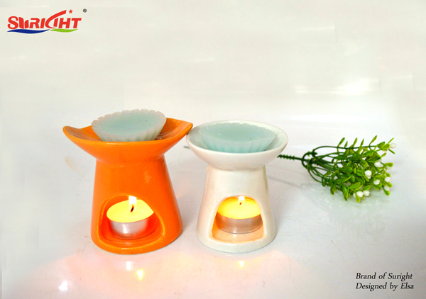 Different Color Ceramic  Oil Burner For Tealight Candle