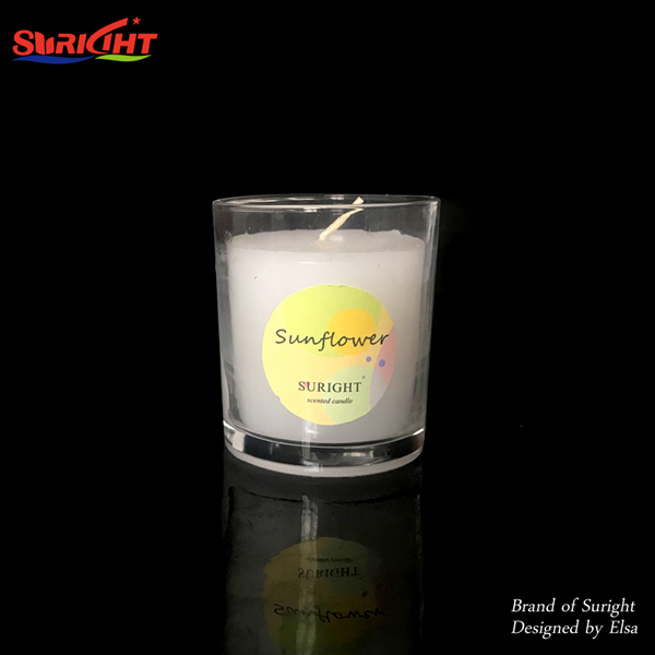 Sunflower Scented Candle Color Box Packaging Hot Sale